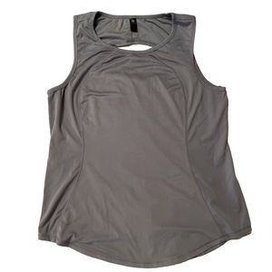 90 Degrees by Reflex Gray Sleeveless Activewear Tank Top